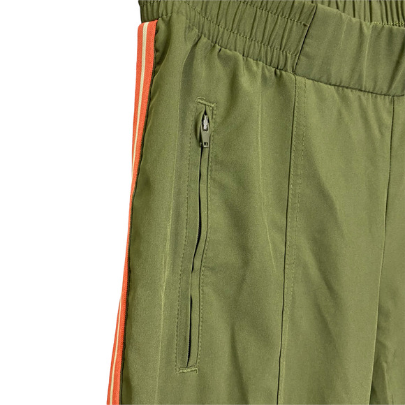 Old Navy Active Jogger Pants Army Green Tracksuit Zip Pockets Elastic Waist Sz S - Picture 3 of 6